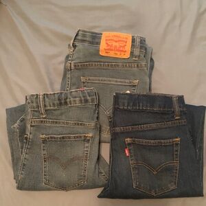 Levi's Men's Slim Jeans in Blue and Gray